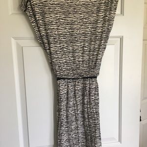 Versatile zebra print sundress